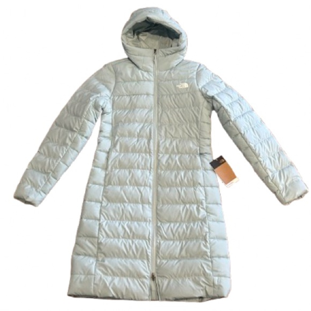 The North Face Women's NEW WITH TAGS Sky Blue Puffer Parka Jacket Size Small